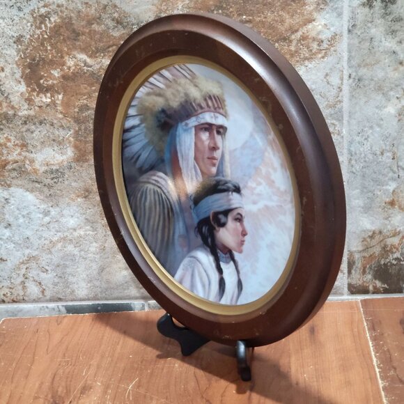 Vague Shadows The Arapaho Nation Decorative Collector Plate by Perillo Second Is - Picture 5 of 15